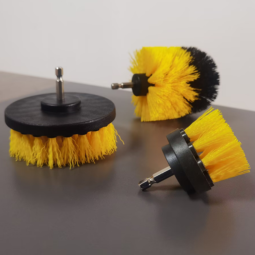 Power Tools For Windows - Drill Brush Attachment Set Power Scrubber
