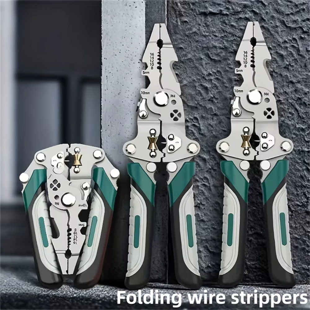 Power Tools America - 18 In1 Foldable Wire Stripper Multifunctional