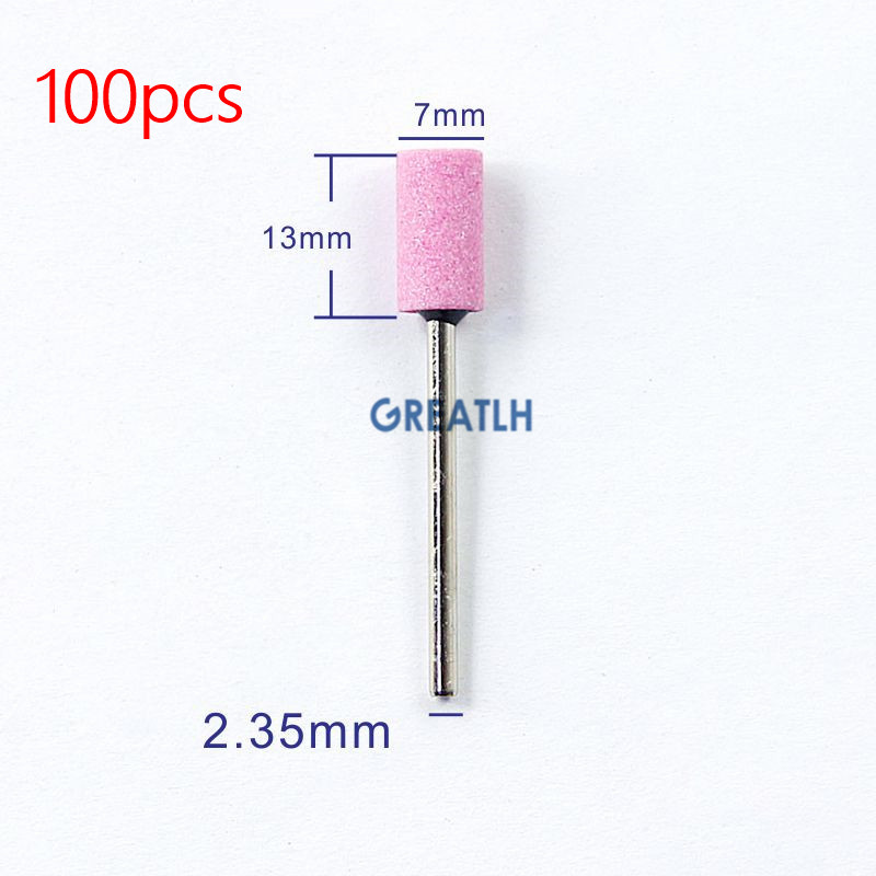 Power Tools Pink - 100pcs/set Teeth Polishing Drills Dental Medium