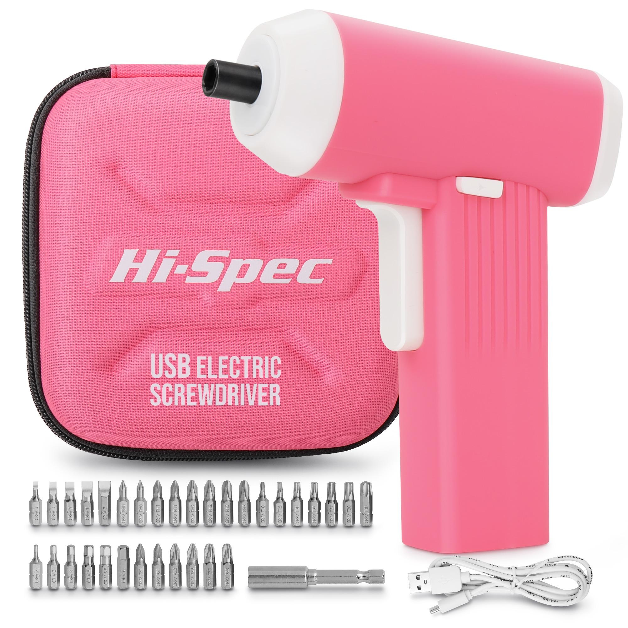 Power Tools Pink - Hi-Spec Exquisite Lady Drill Tool Set