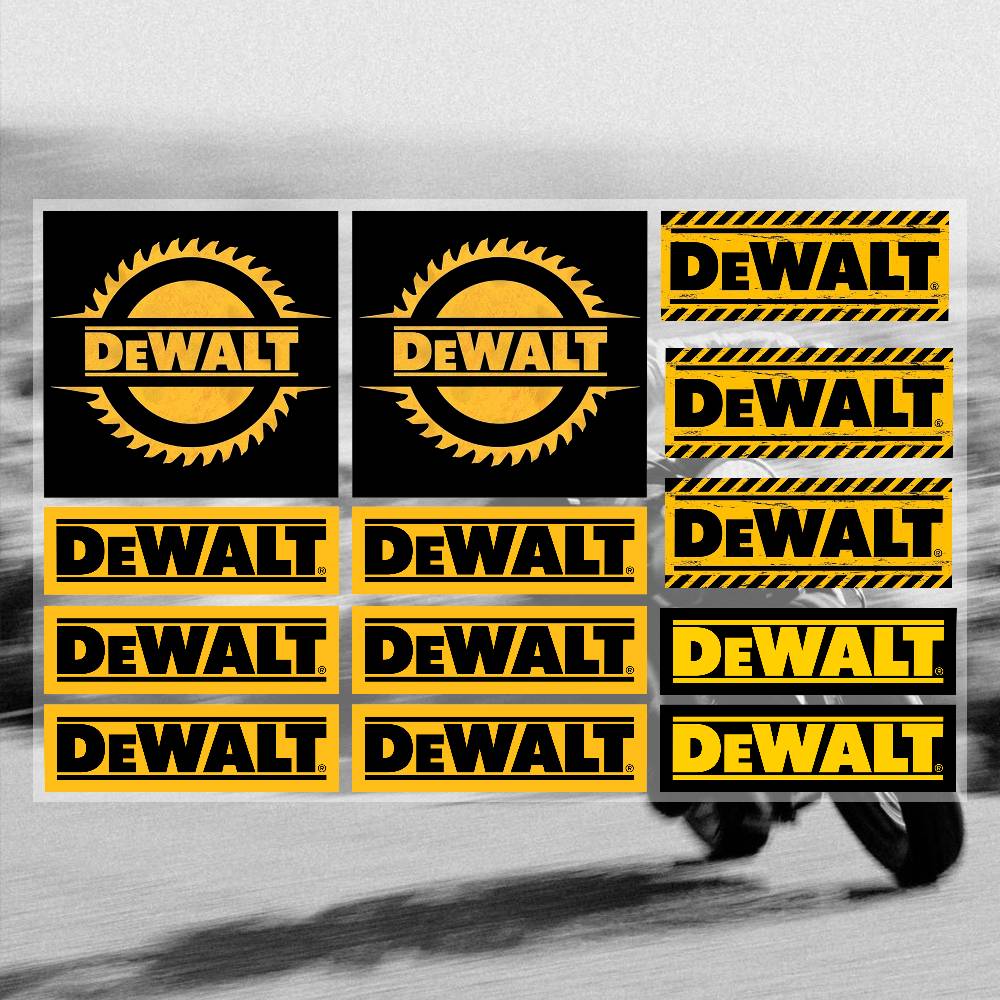 Power Quality Tools - High-end power tools DEWALT Decal Set
