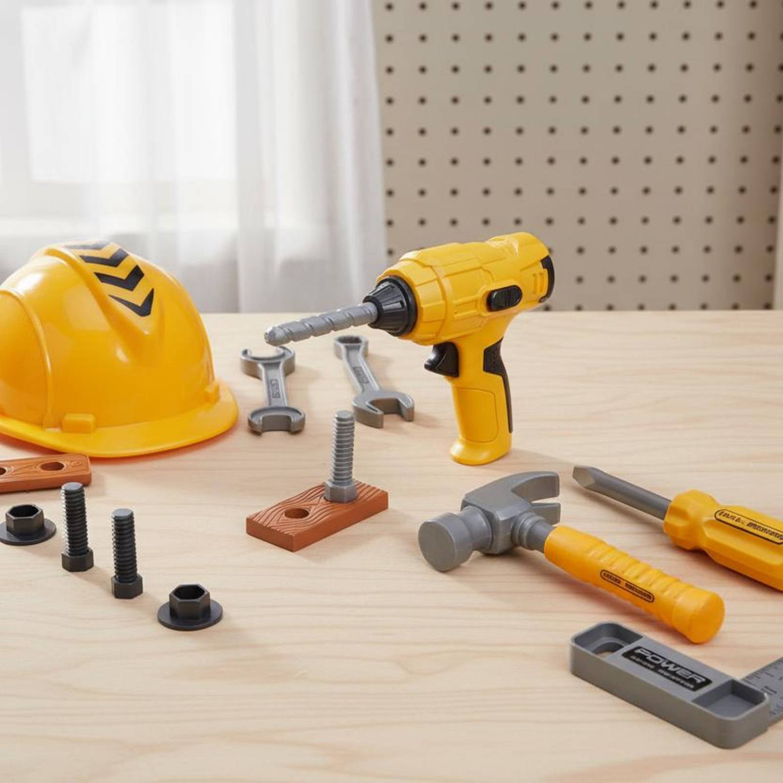 Toy Electric Drill Set Educati - مراجعة Power Tools Skills وسعره