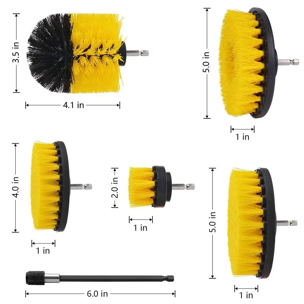 Drill Brush Attachment Set Pow - مراجعة Power Tools For Windows وسعره