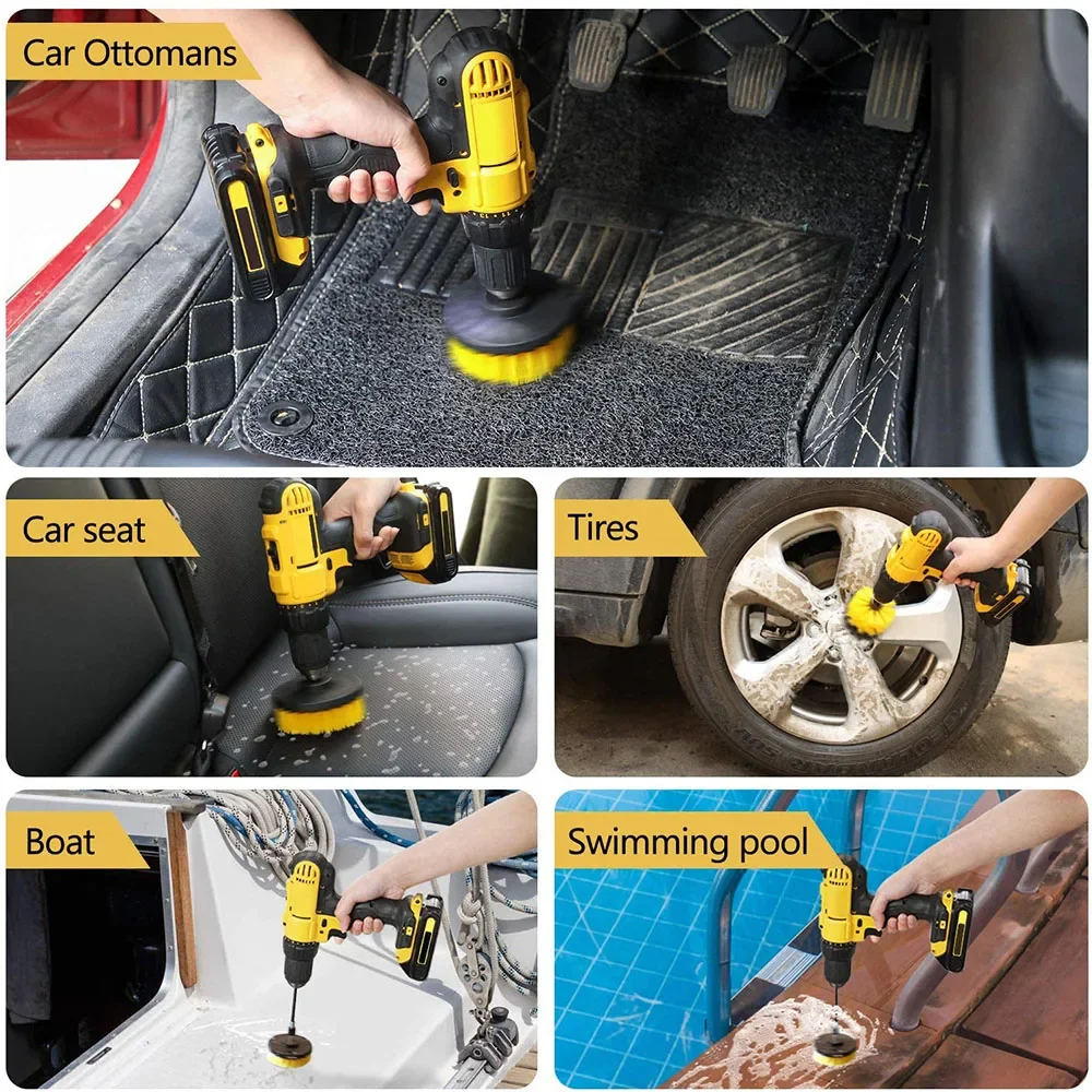 Drill Brush Attachment Set Pow - مراجعة Power Tools For Windows وسعره