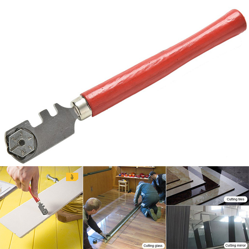 6 Wheels Tipped Glass Tile Fer - مراجعة Tile Cutter Electric وسعره