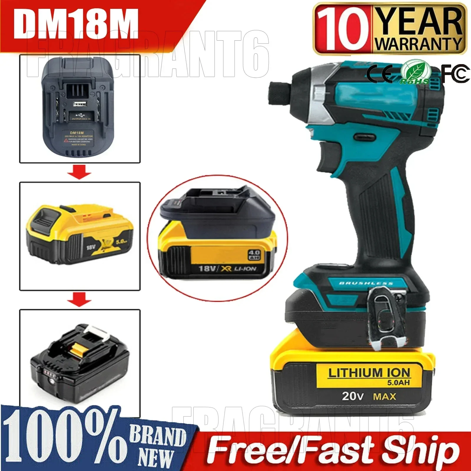 Battery Adapter For Milwaukee  - مراجعة Power Tools Milwaukee وسعره