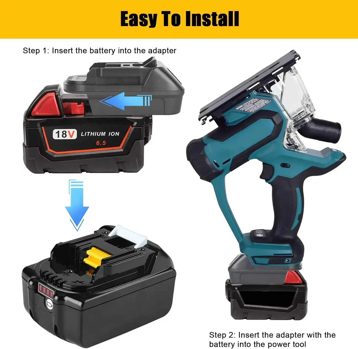 Battery Adapter For Milwaukee  - مراجعة Power Tools Milwaukee وسعره