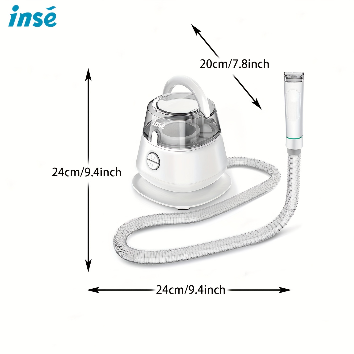 INSE P20 Pet Grooming Vacuum C - مراجعة Bag Power Tools وسعره