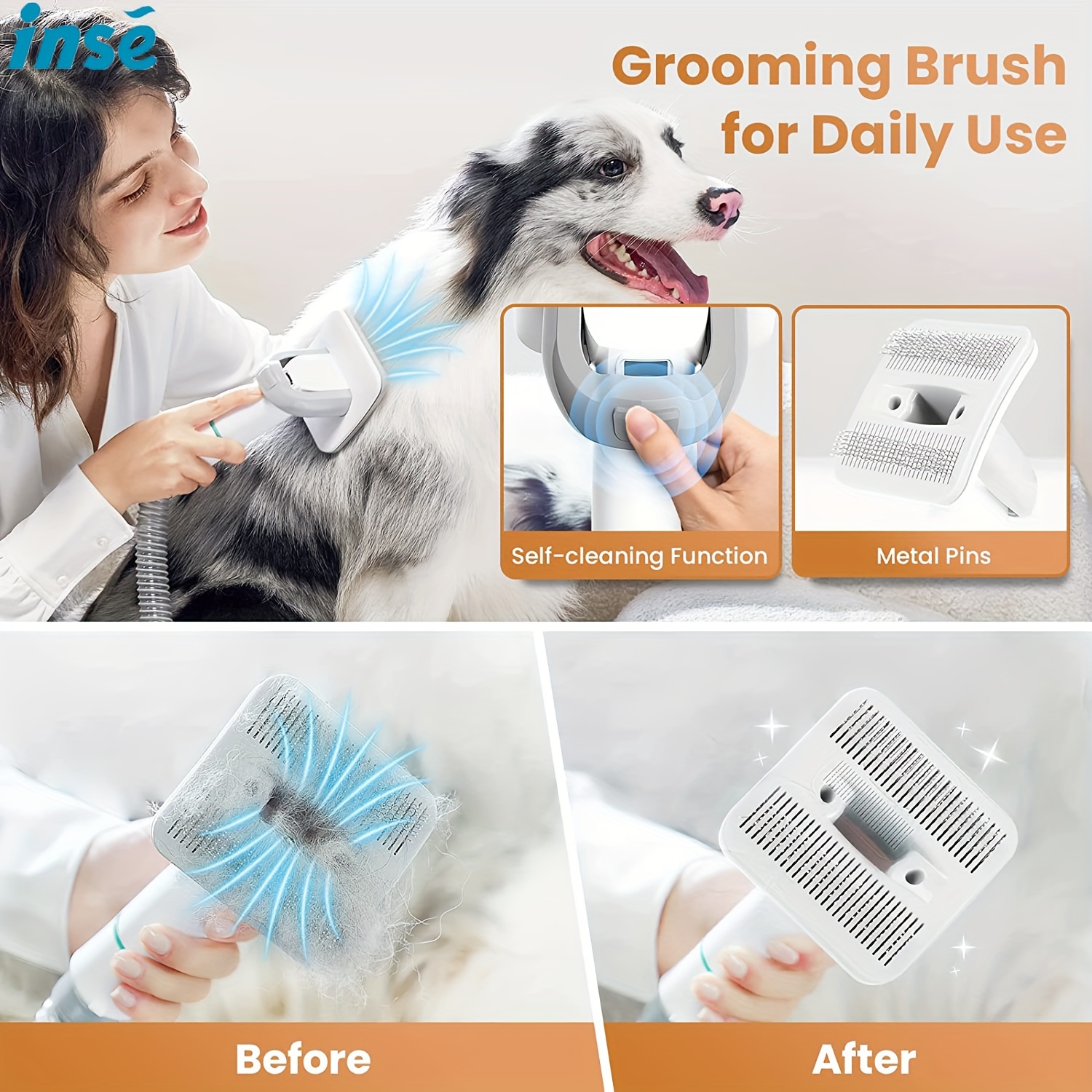 INSE P20 Pet Grooming Vacuum C - مراجعة Bag Power Tools وسعره