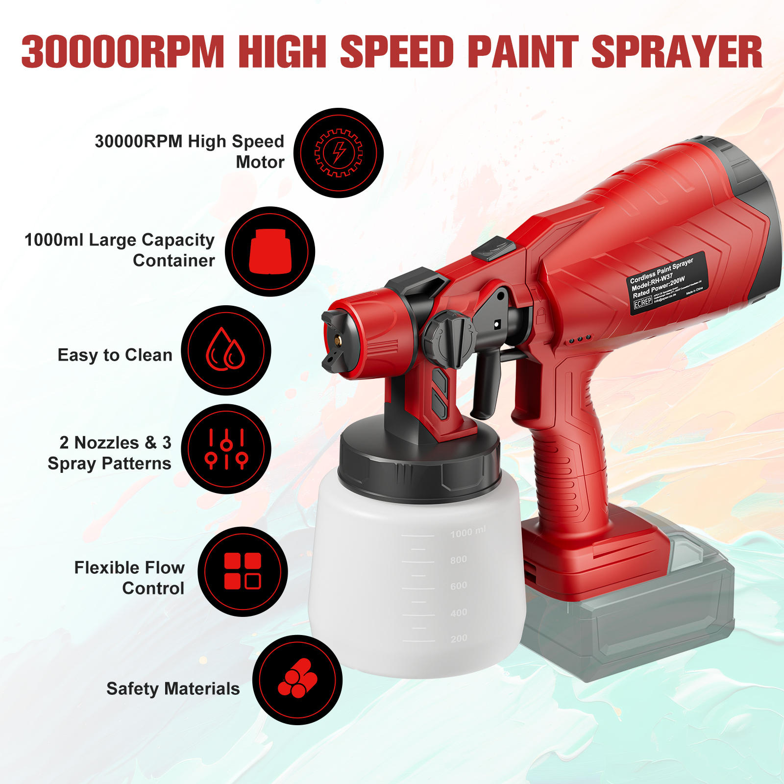 Cordless Electric Spray Gun Fo - مراجعة Power Tools For Windows وسعره