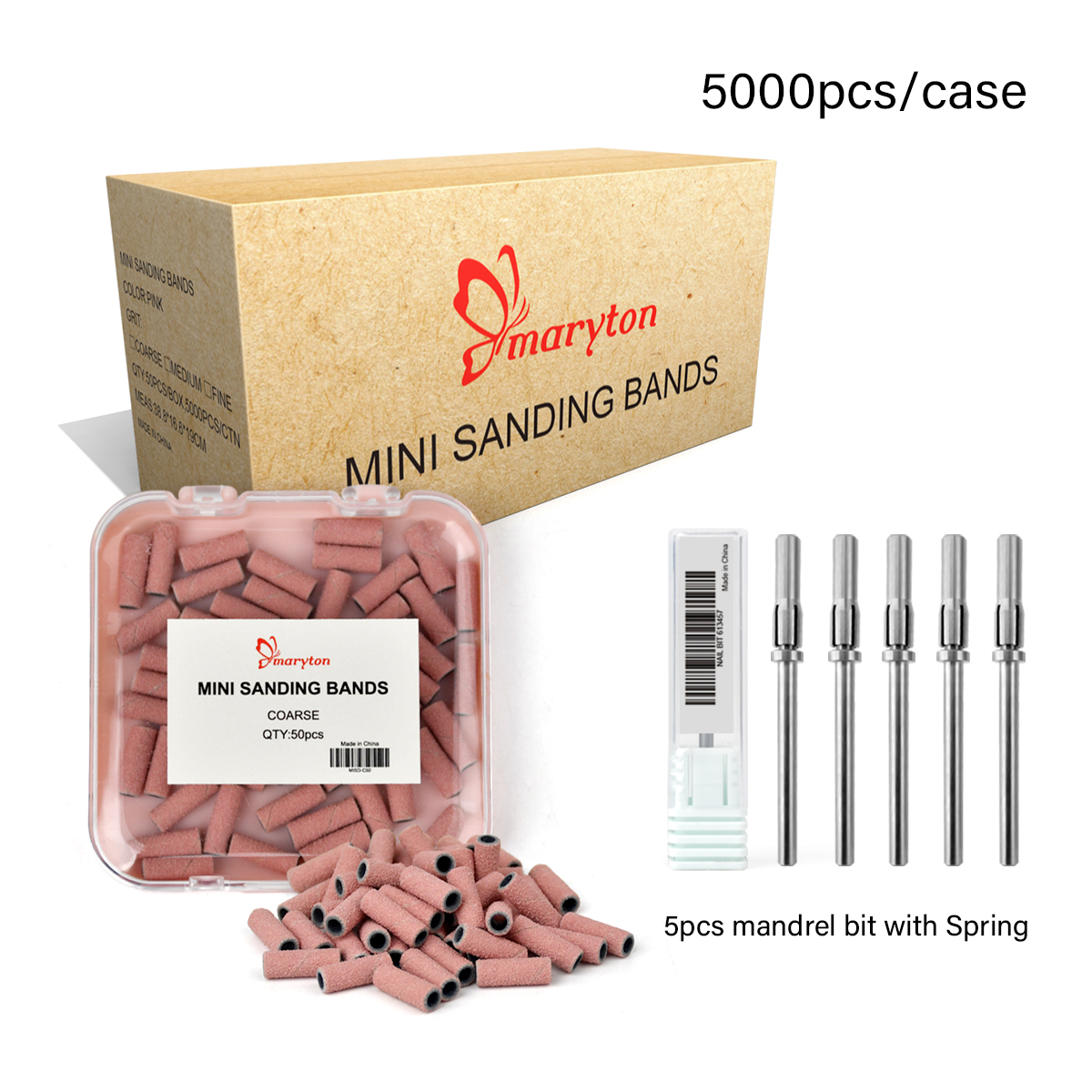 5000Pcs/Carton Nail Drill Bits - مراجعة Power Tools Pink وسعره