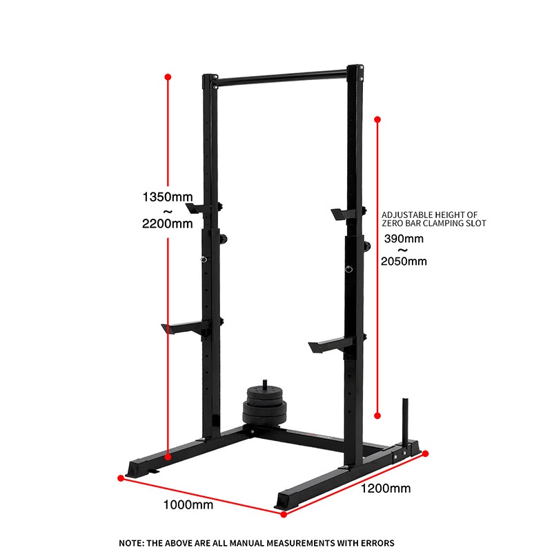 Adjustable Squat Rack Gym Squa - مراجعة Power Quality Tools وسعره