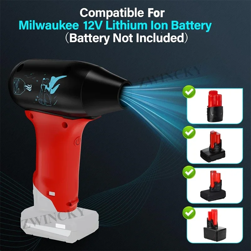 Adjustable Air Duster Jet Fan  - مراجعة Power Tools Milwaukee وسعره