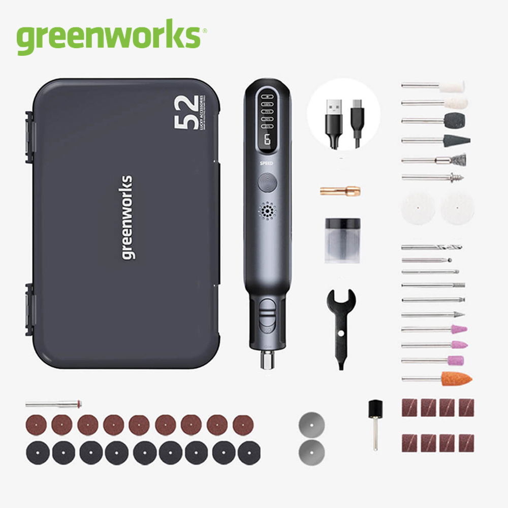 Greenworks 8V Mini Grinder 52p - مراجعة Power Tools Pink وسعره