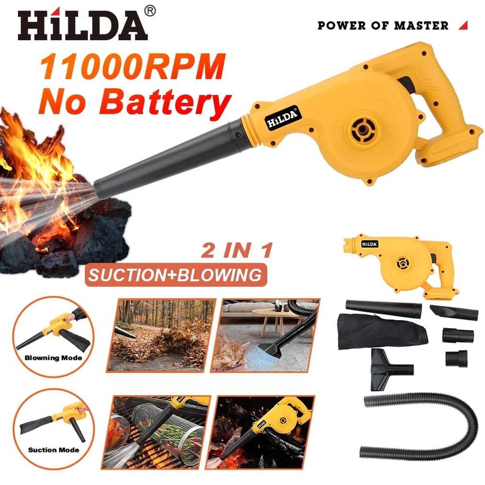 HILDA 18V Electric Air Blower  - مراجعة Power Tools Pink وسعره