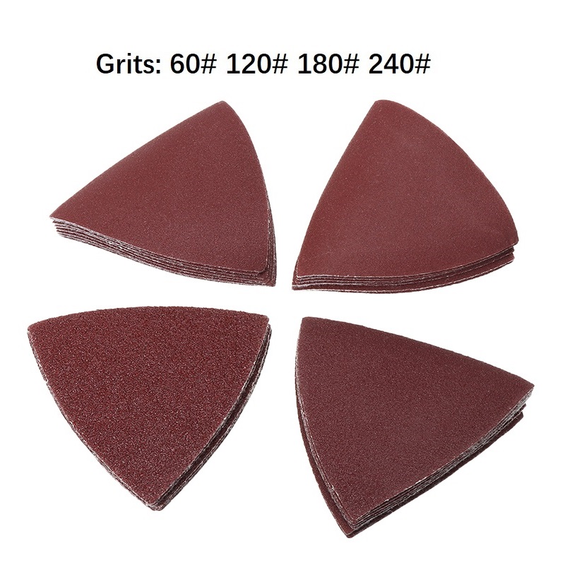40pc Triangle Sandpaper 60/120 - مراجعة Power Tools Parts وسعره