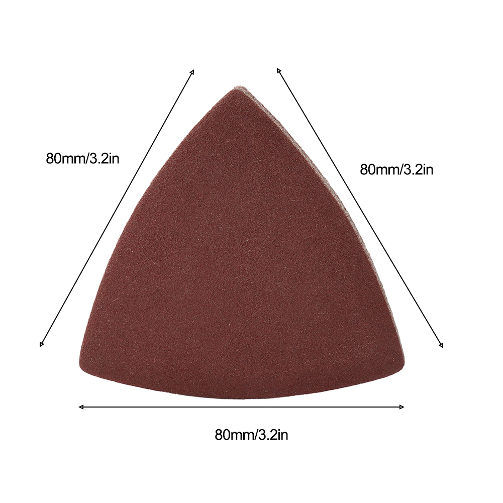 40pc Triangle Sandpaper 60/120 - مراجعة Power Tools Parts وسعره