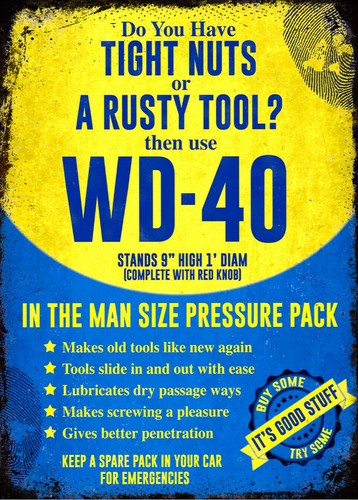 Vintage Retro WD40 Spray Garag - مراجعة Power Tools Aldi وسعره
