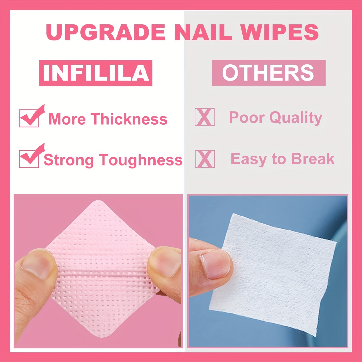 20/600pcs Lint-Free Nail Wipes - مراجعة Power Tools Aldi وسعره