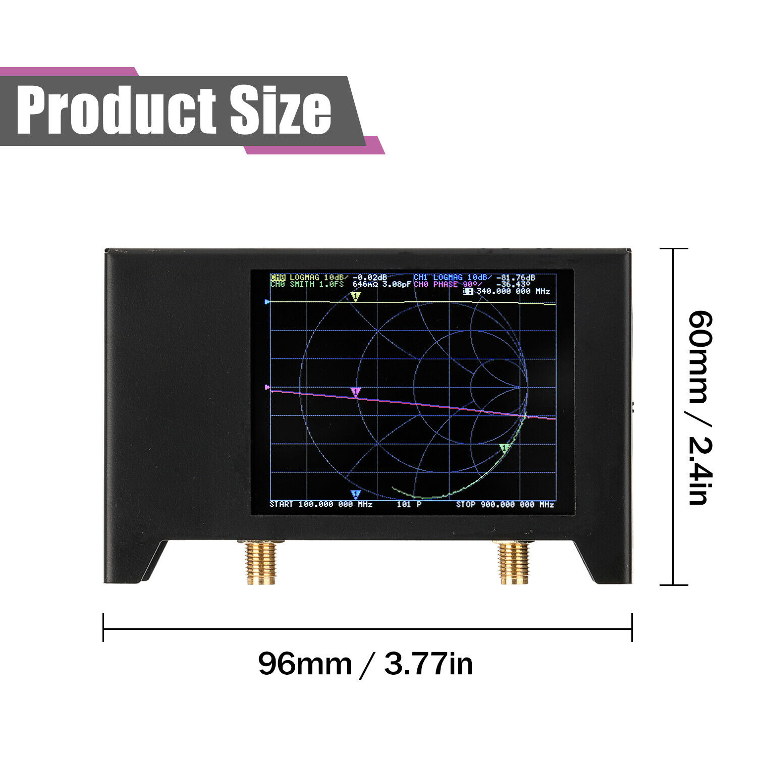 SAA2 50K-3GHz NanoVNA Vector N - مراجعة Power Tools Vector وسعره