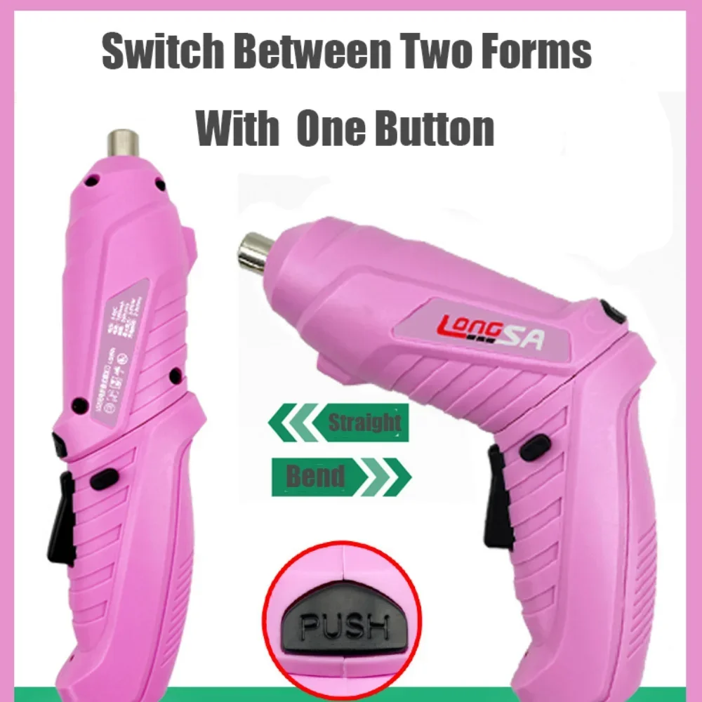 New Full Pink Electric Screwdr - مراجعة Power Tools Pink وسعره