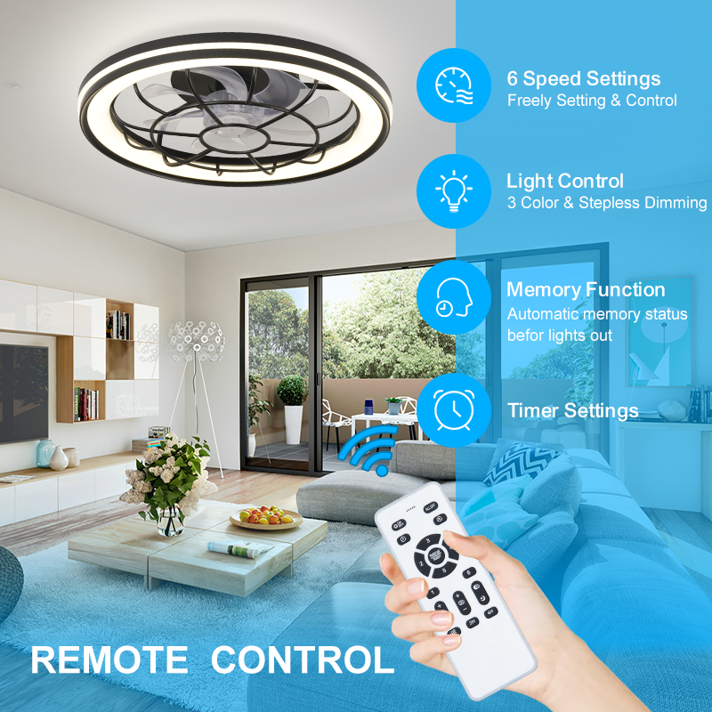 Company LED ceiling fan light, - مراجعة Power Tools Company وسعره