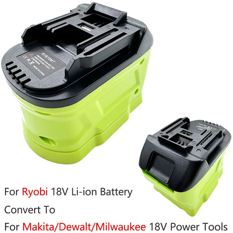 Battery Adapter For Ryobi 18V  - مراجعة Power Tools Milwaukee وسعره