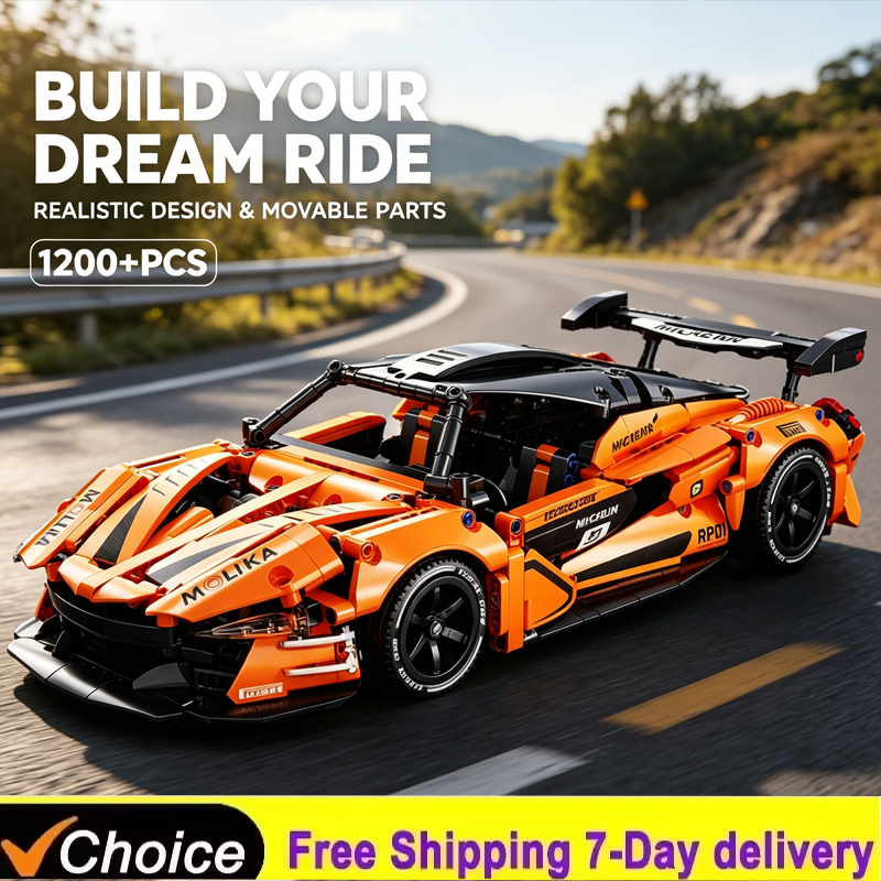 1200PCS Mechanical Sports Car  - مراجعة Power Tools Skills وسعره